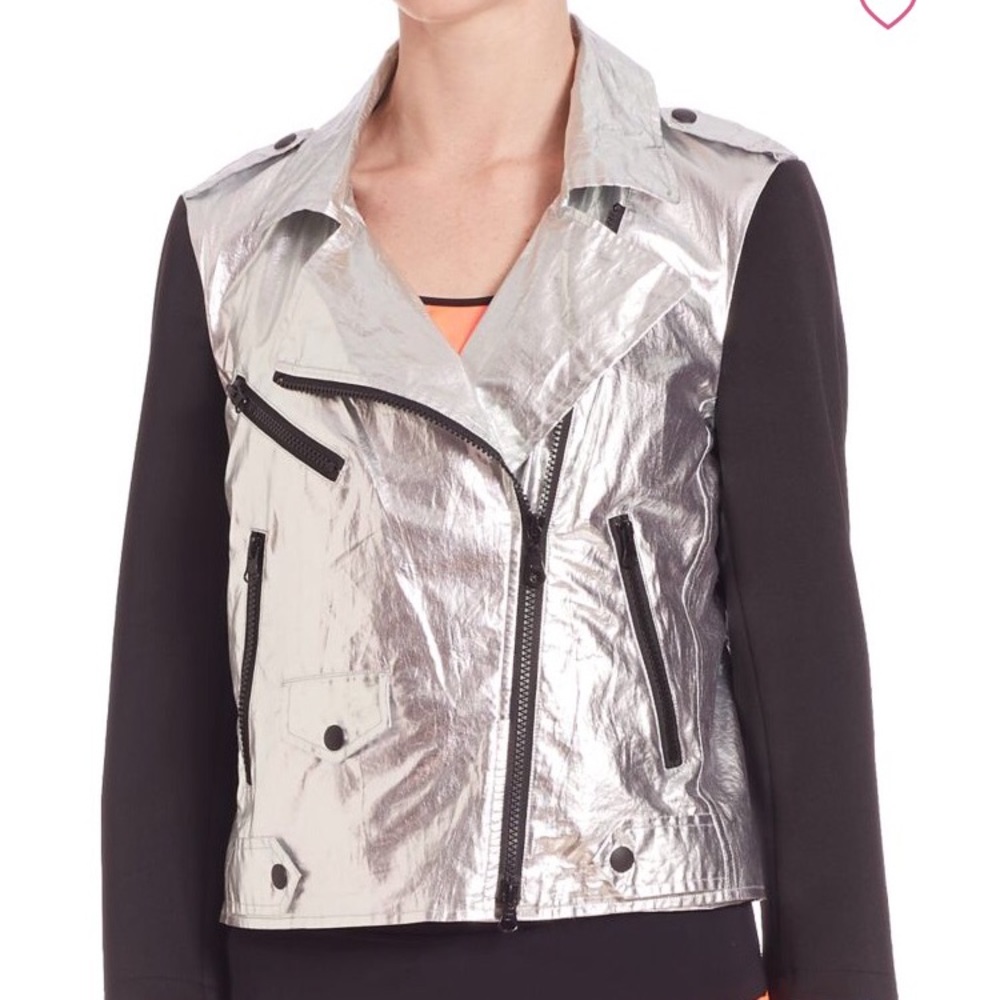 Rebecca Minkoff Silver Motto Vest